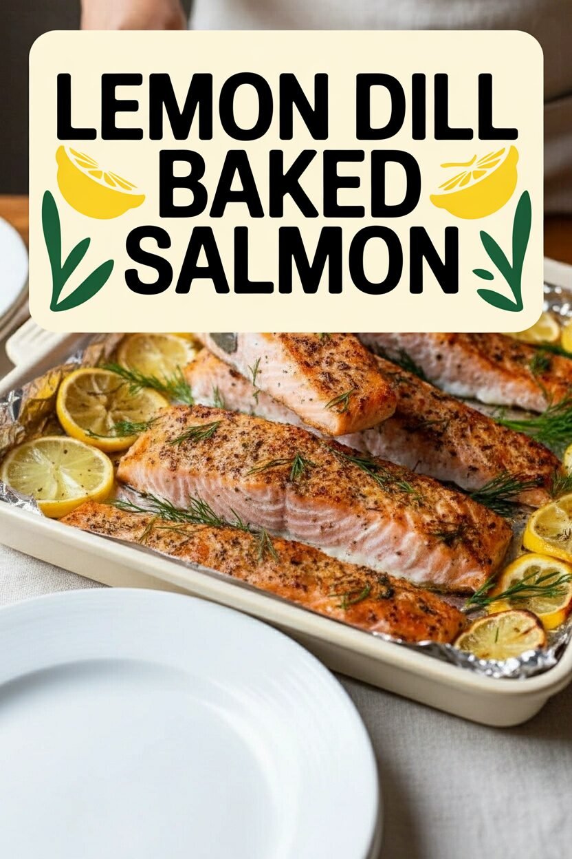 Lemon Dill Baked Salmon