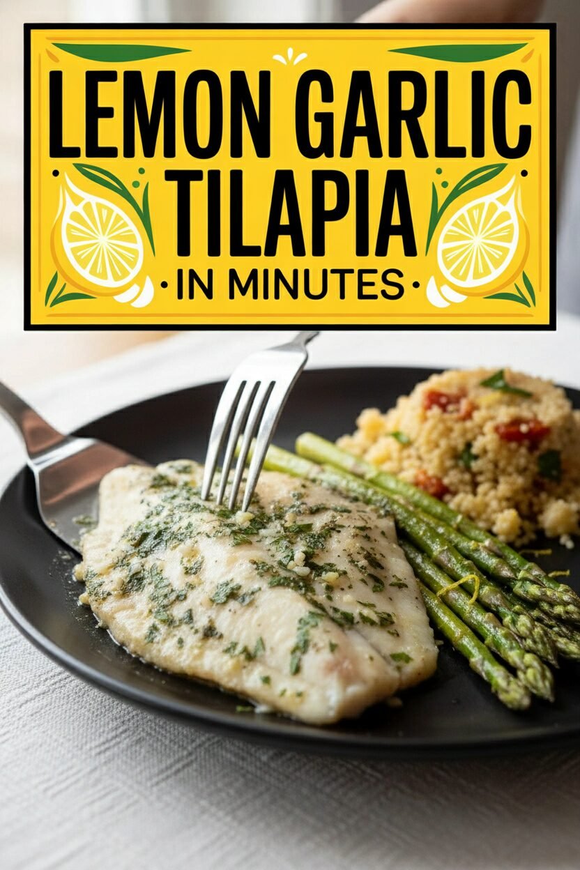 Lemon Garlic Tilapia in Minutes