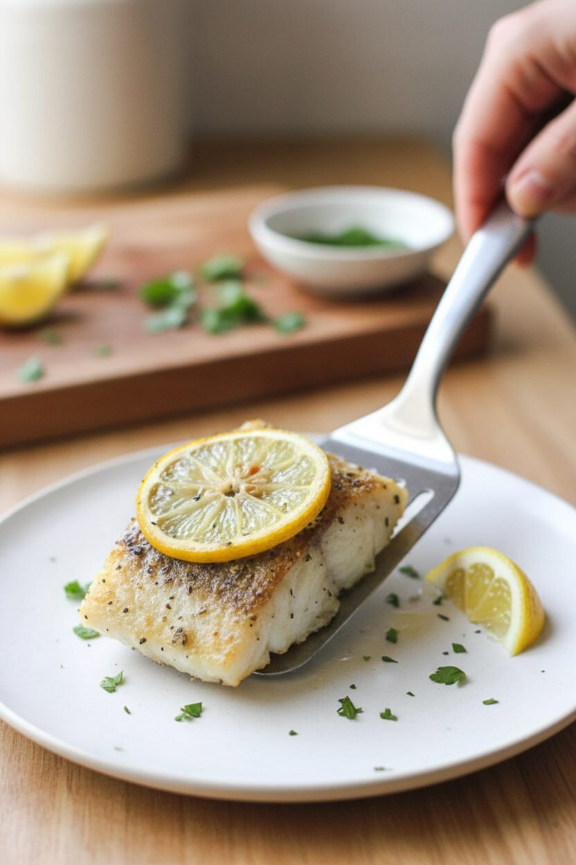 Lemon Herb Air Fryer Cod