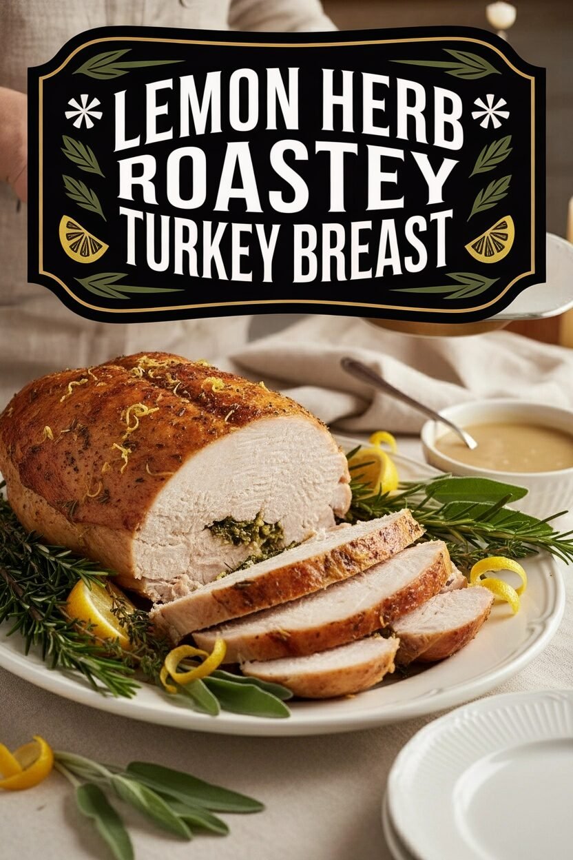 Lemon Herb Roasted Turkey Breast