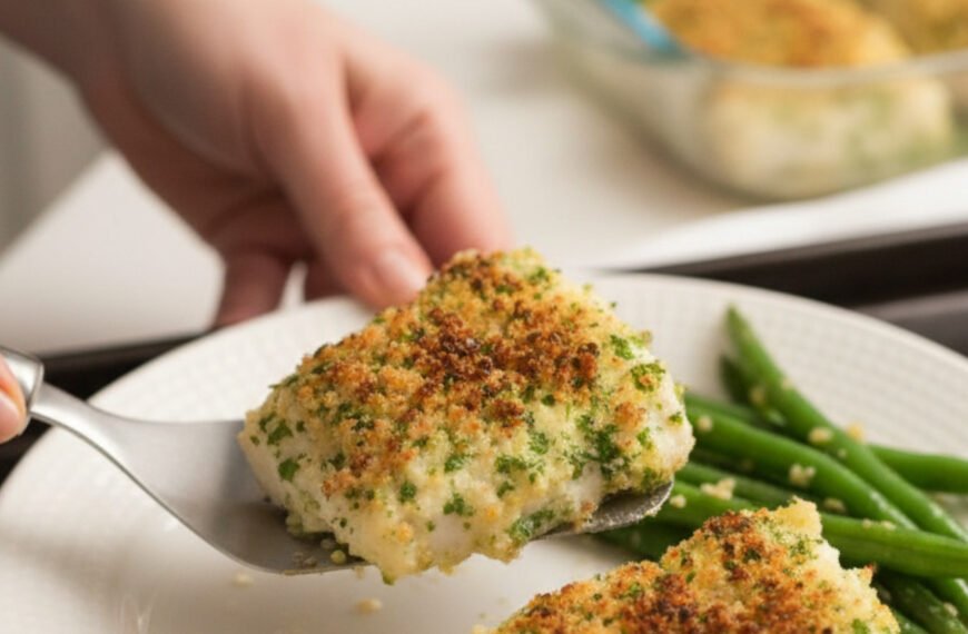 Lemon Panko Crusted Baked Cod