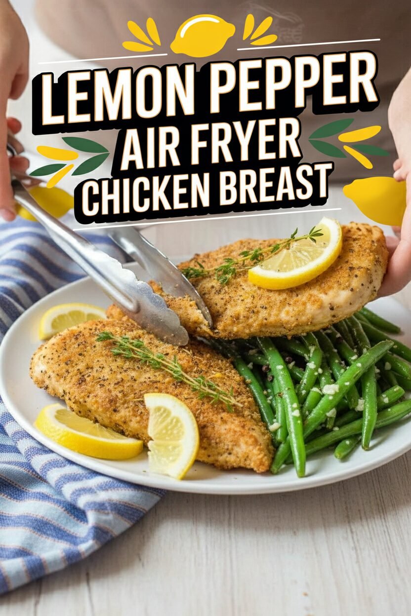 Lemon Pepper Air Fryer Chicken Breast