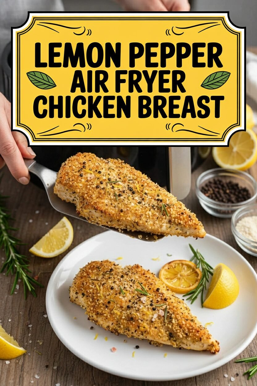 Lemon Pepper Air Fryer Chicken Breast
