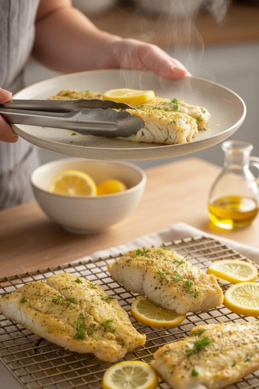 Lemon Pepper Air Fryer Cod