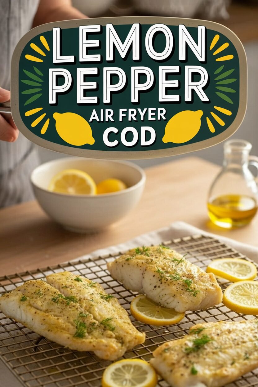 Lemon Pepper Air Fryer Cod