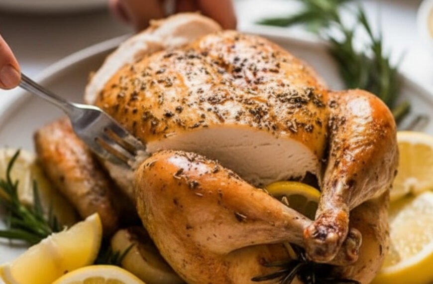 The Ultimate Roasted Chicken with Lemon and Rosemary