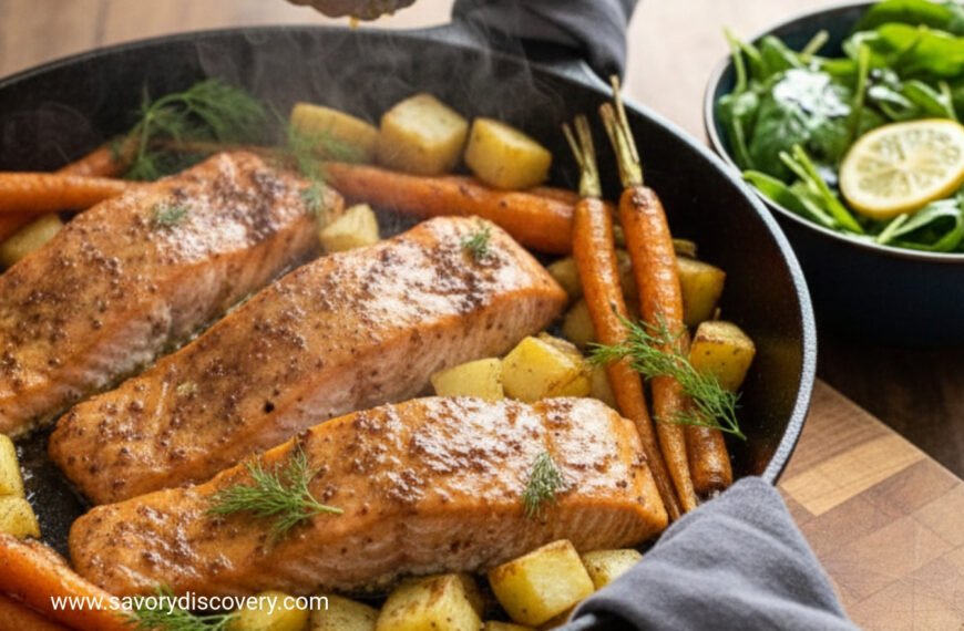 One-Pan Maple Mustard Salmon
