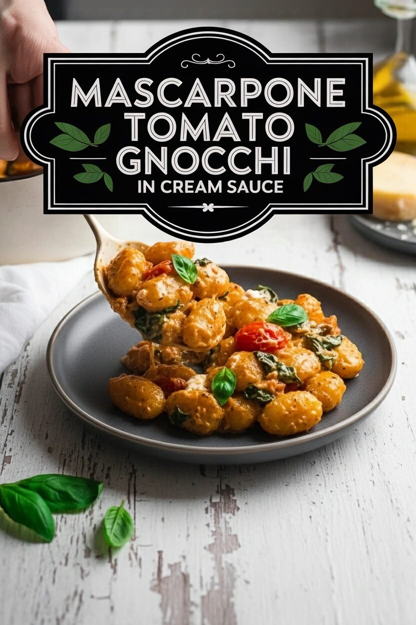 Mascarpone Tomato Gnocchi in Cream Sauce