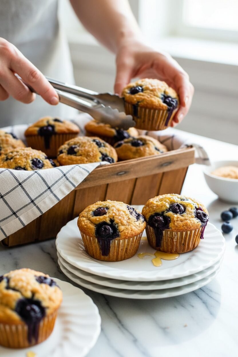 Meal Prep Blueberry Protein Muffins