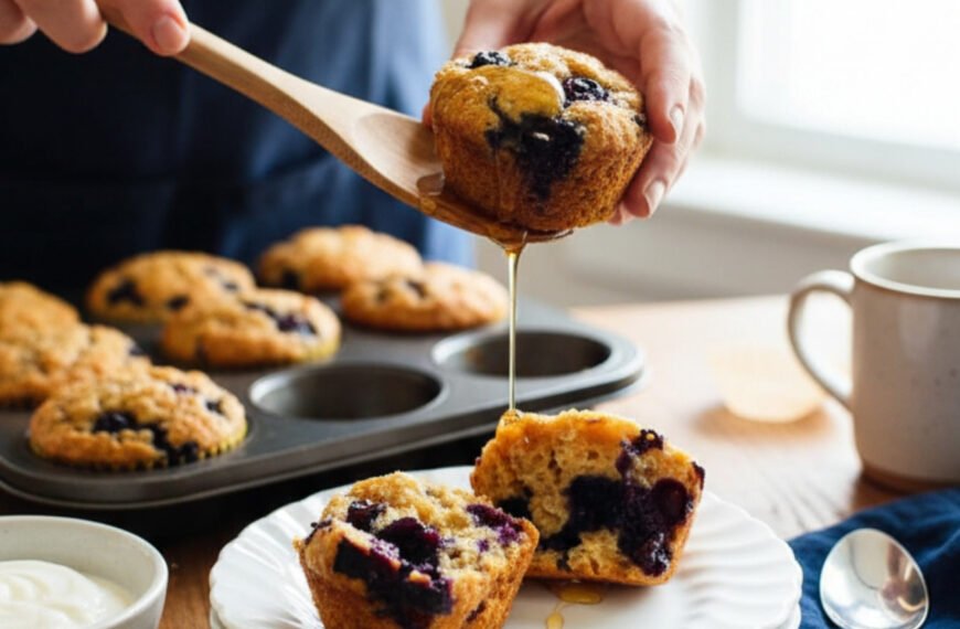 Meal Prep Blueberry Protein Muffins