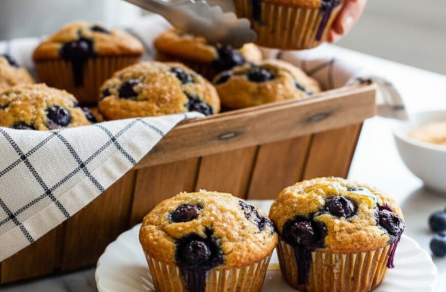 Healthy Blueberry Protein Muffins for Meal Prep