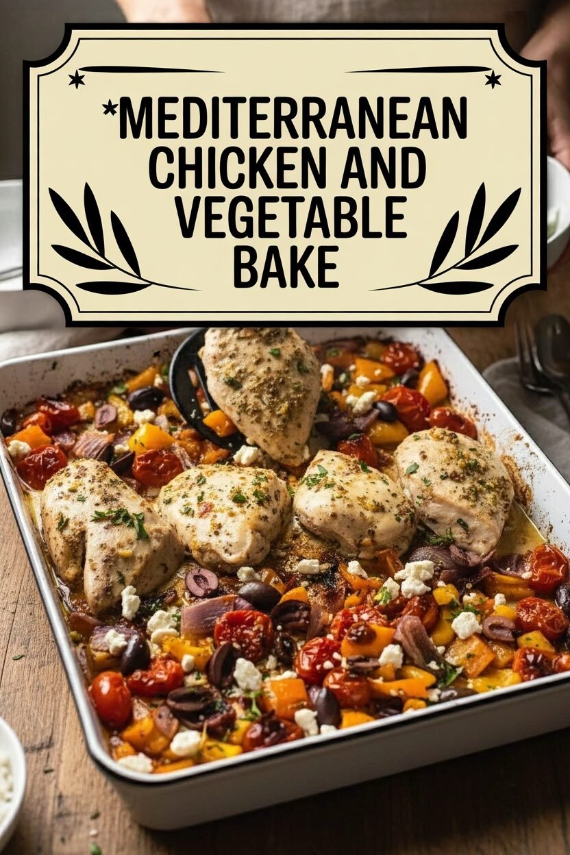 Mediterranean Chicken and Vegetable Bake