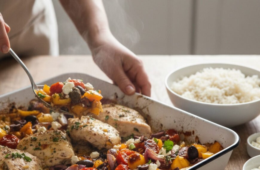 Mediterranean Chicken and Vegetable Bake