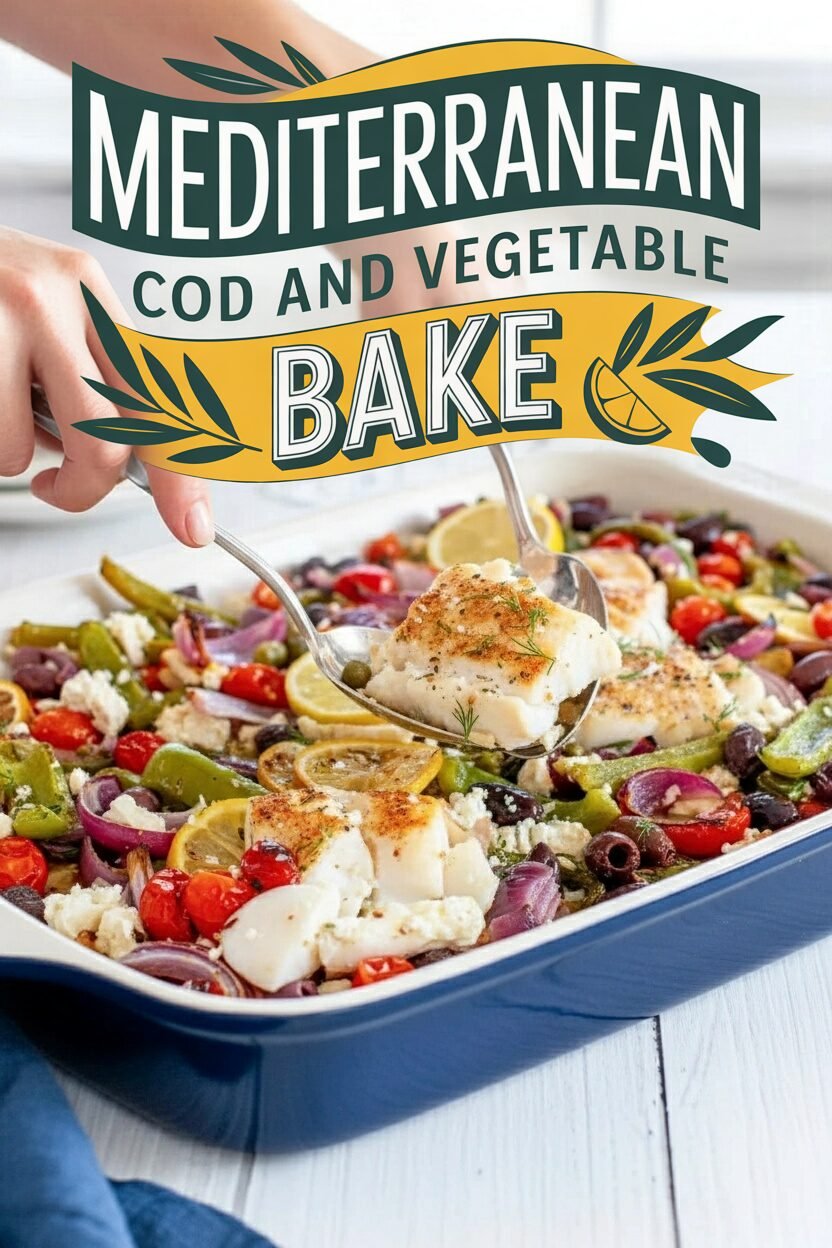 Mediterranean Cod and Vegetable Bake