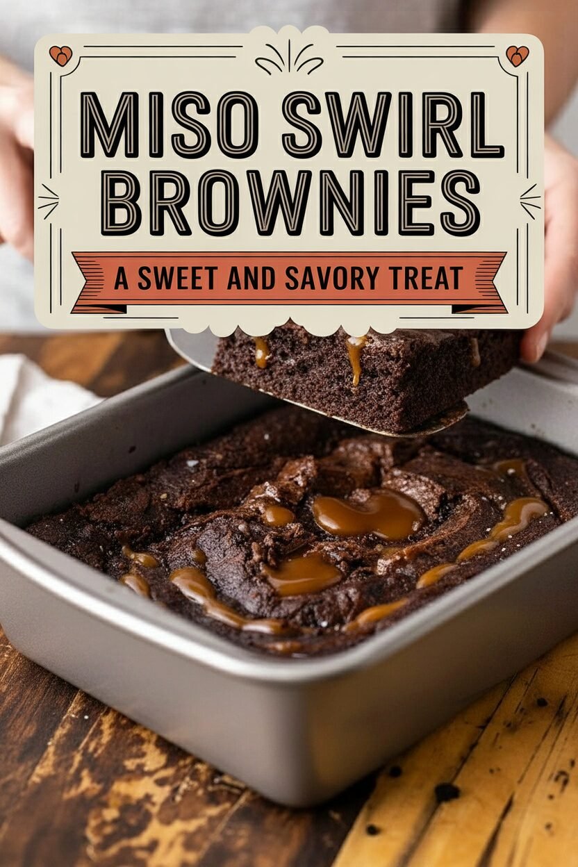 Miso Swirl Brownies A Sweet and Savory Treat