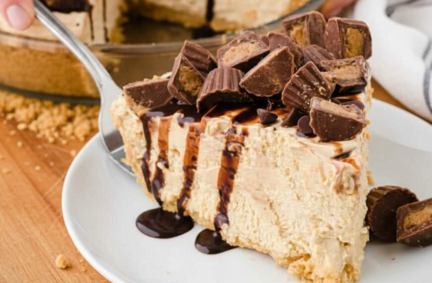 No Bake Peanut Butter Dream Pie