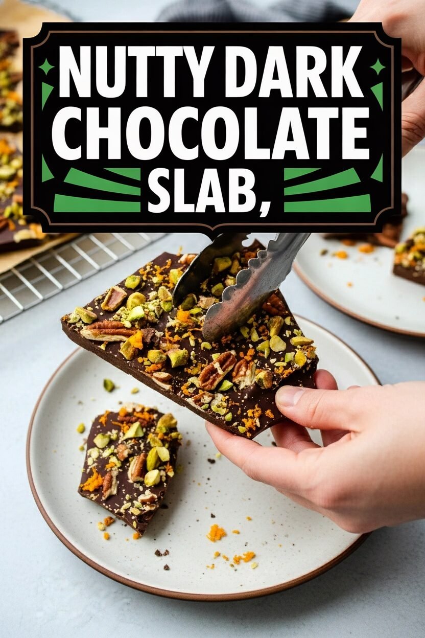 Nutty Dark Chocolate Slab