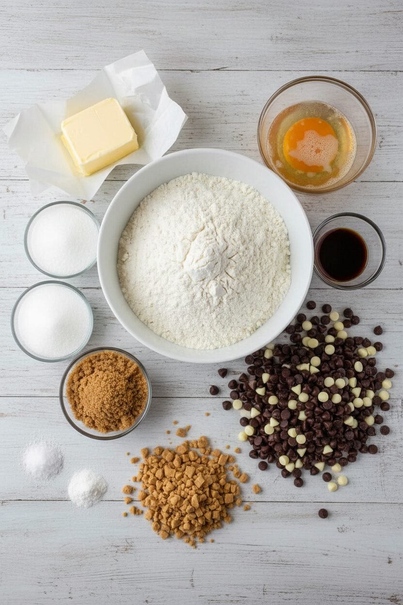 One Bowl Chocolate Chip Cookie Bars