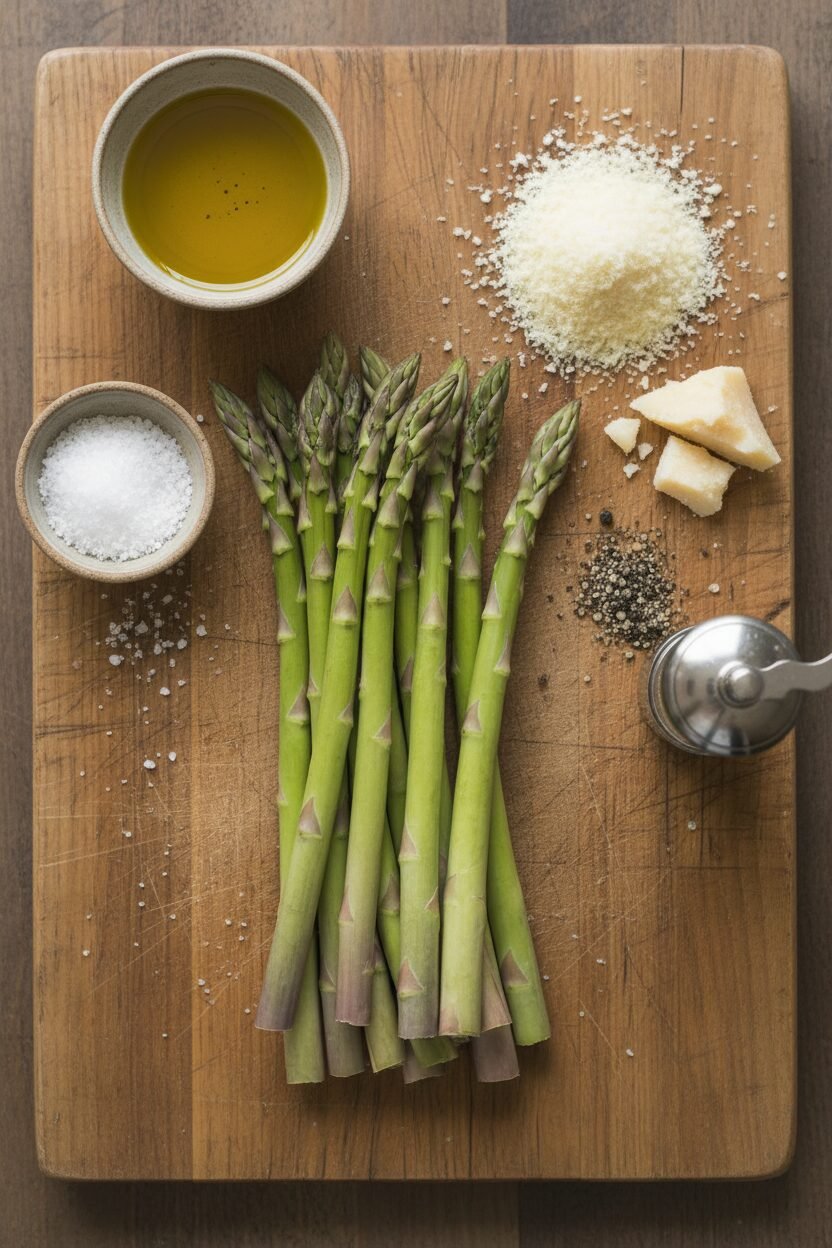 Parmesan Garlic Air Fryer Asparagus
