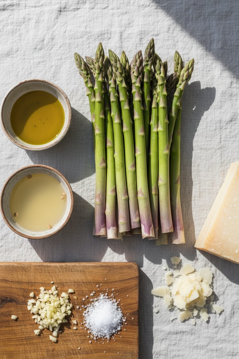 Parmesan Garlic Roasted Asparagus
