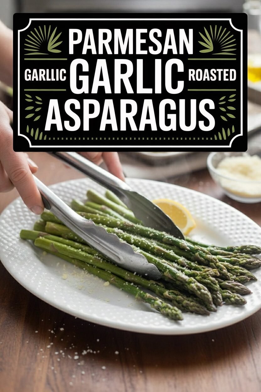 Parmesan Garlic Roasted Asparagus