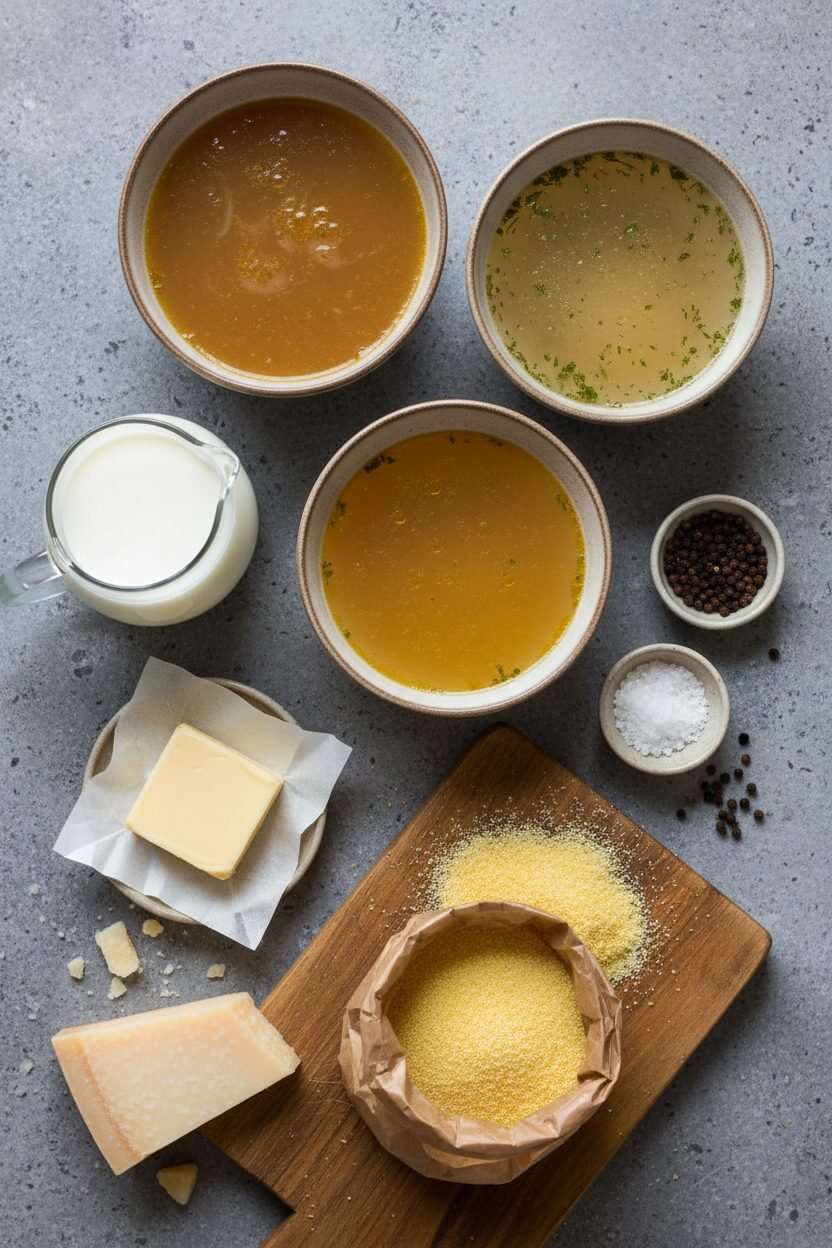 Parmesan Polenta with Creamy Texture