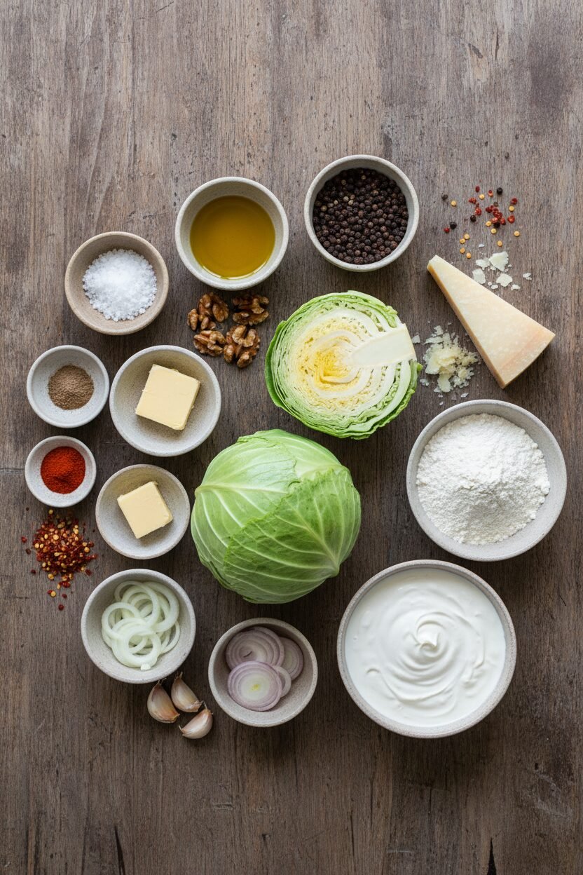 Parmesan Roasted Cabbage Wedges