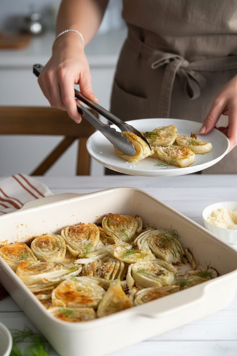 Parmesan Roasted Fennel Wedges
