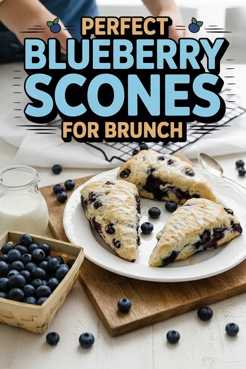 Perfect Blueberry Scones for Brunch