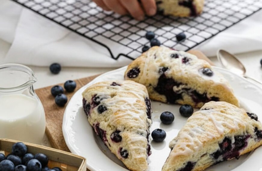 The Best Homemade Blueberry Scones for Brunch