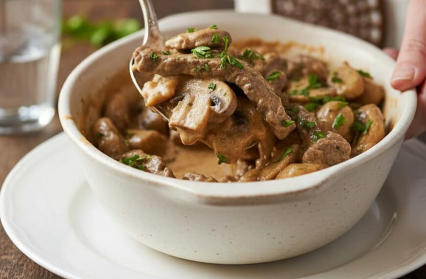 Easy 30-Minute Beef and Mushroom Stroganoff