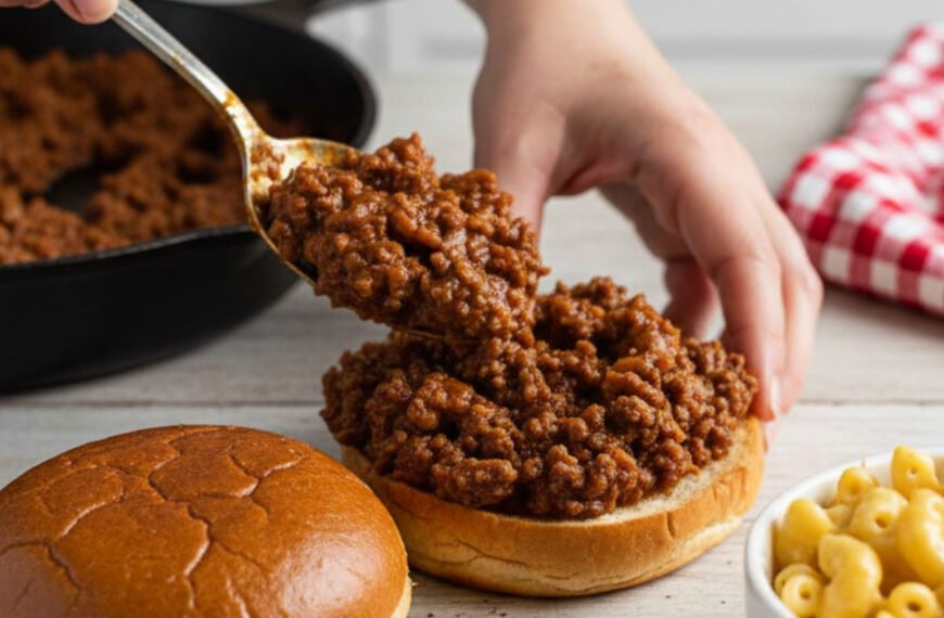 Quick Homemade Sloppy Joes in Thirty Minutes
