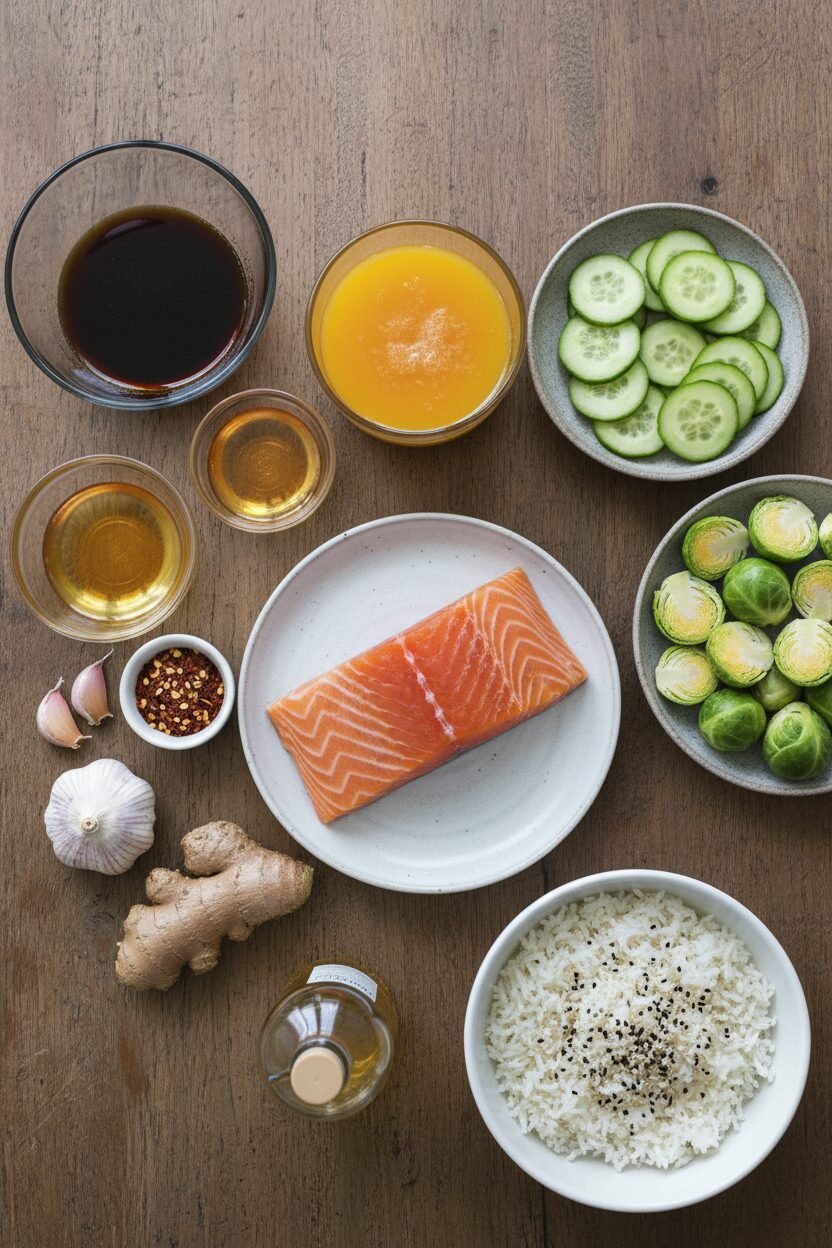 Quick Teriyaki Salmon and Broccoli Bowls