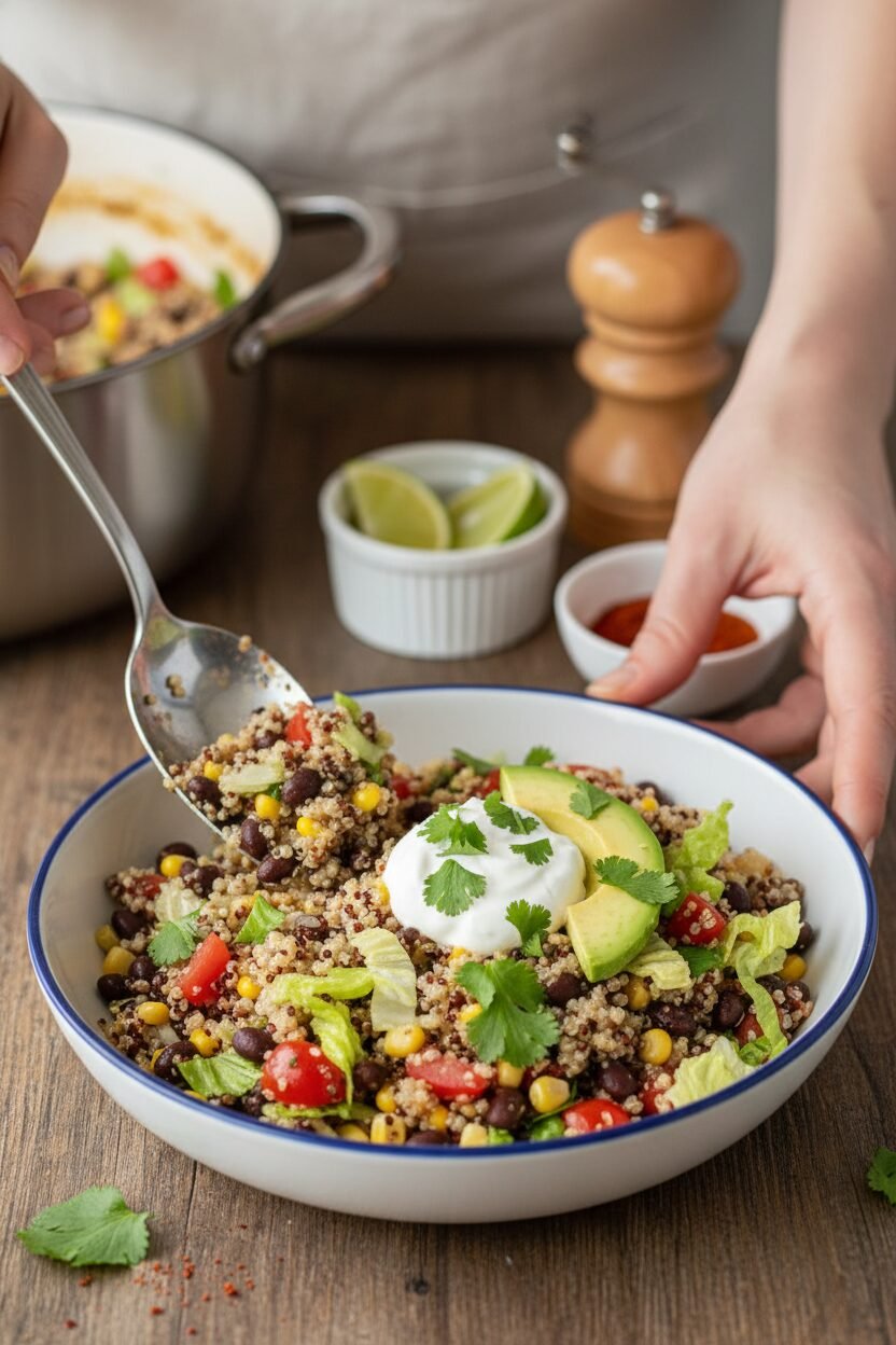 Quinoa Black Bean Energy Bowl