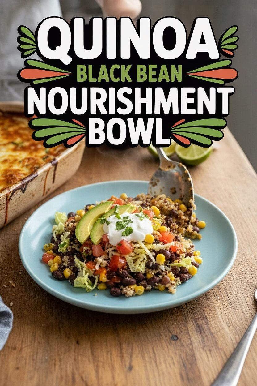 Quinoa Black Bean Nourishment Bowl