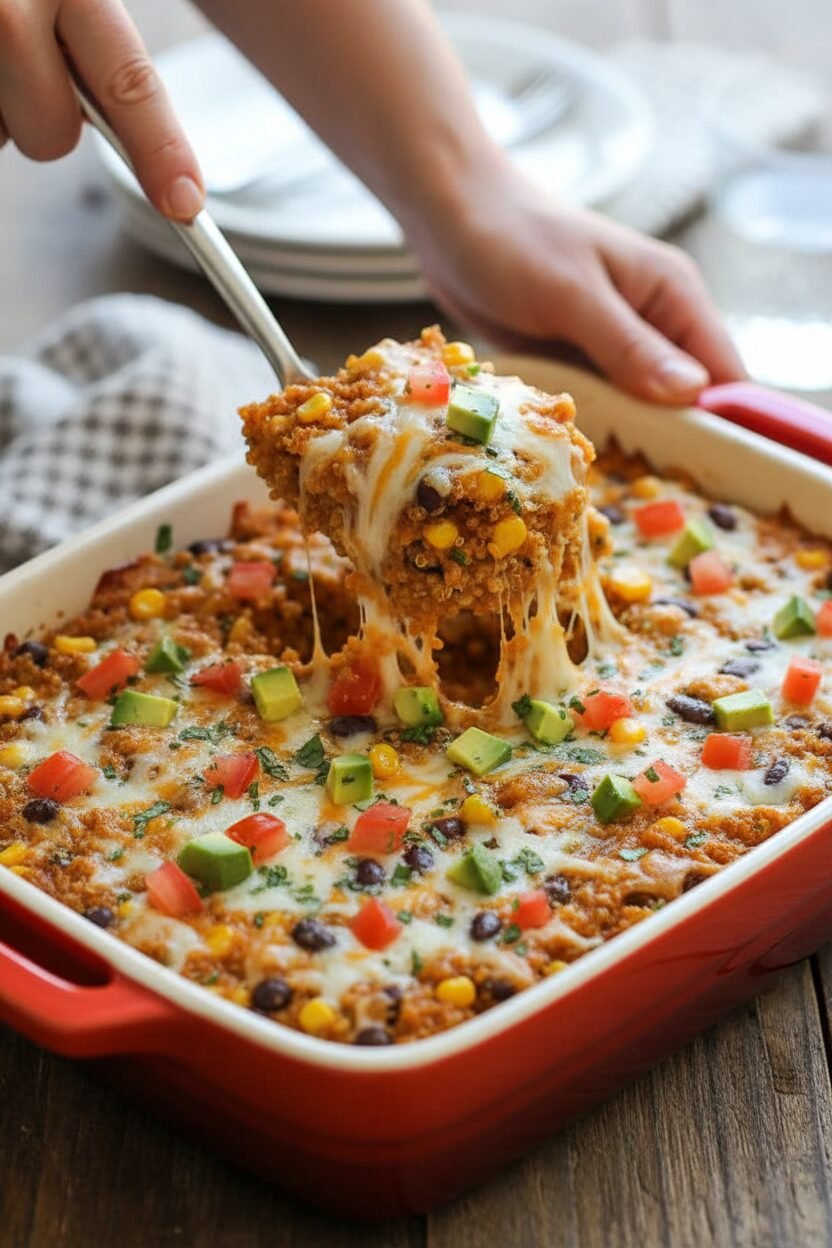 Quinoa Enchilada Bake