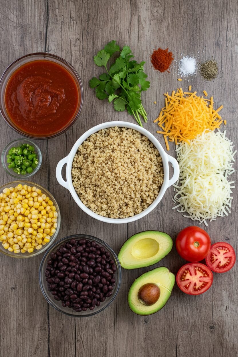 Quinoa Enchilada Bake