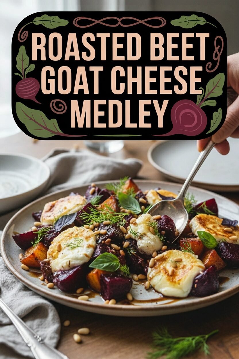 Roasted Beet and Goat Cheese Medley