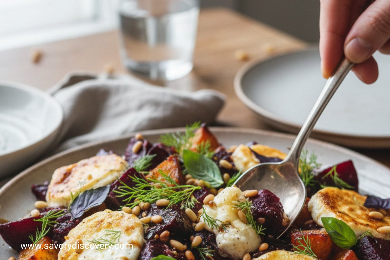 Best Roasted Beet and Goat Cheese Salad