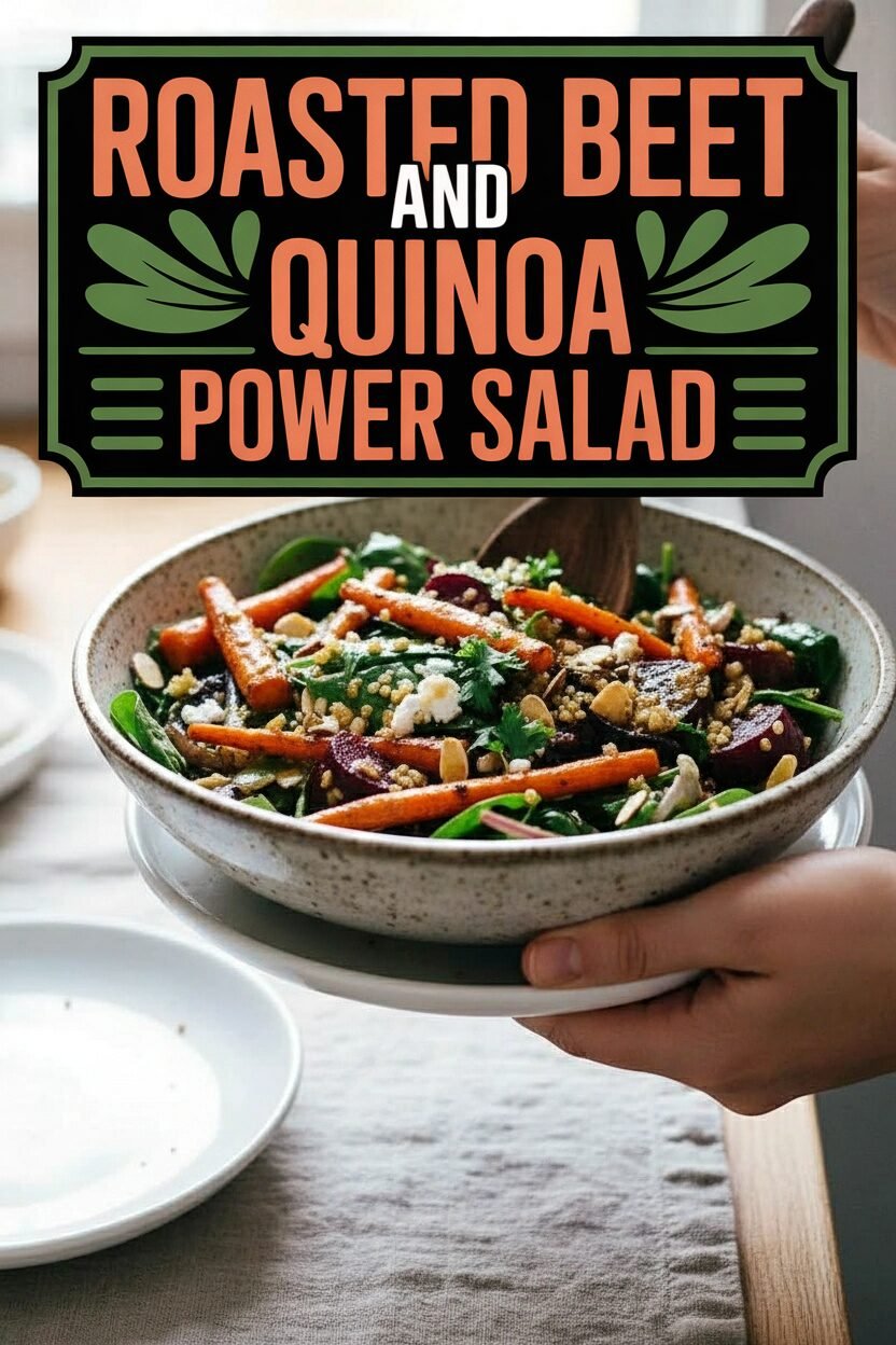 Roasted Beet and Quinoa Power Salad