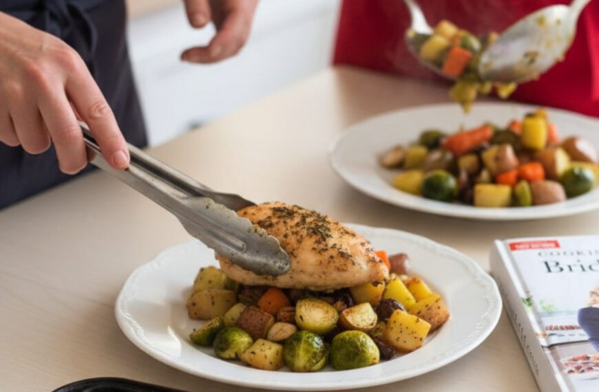Roasted Chicken and Root Vegetables in One Pan