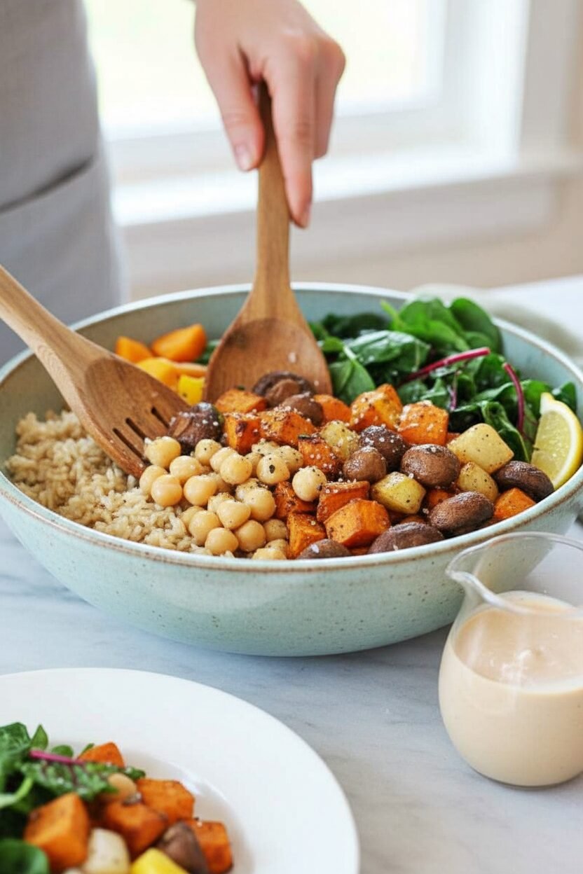 Roasted Root Vegetable Fiber Bowl