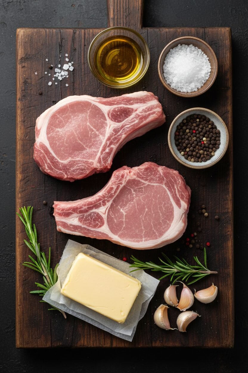 Rosemary Garlic Pork Chop Dinner