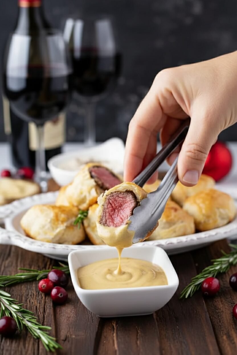 Savory Beef Wellington Pastry Bites