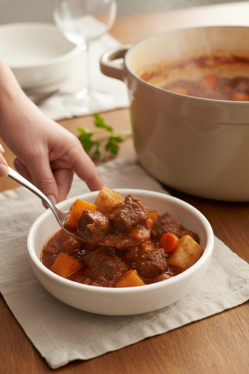 Savory Beef and Root Vegetable Passover Stew