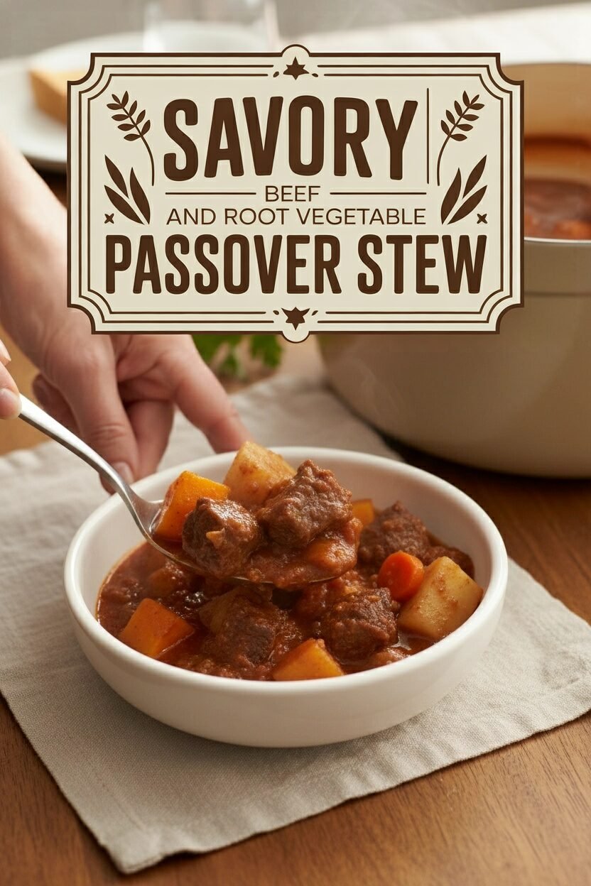 Savory Beef and Root Vegetable Passover Stew