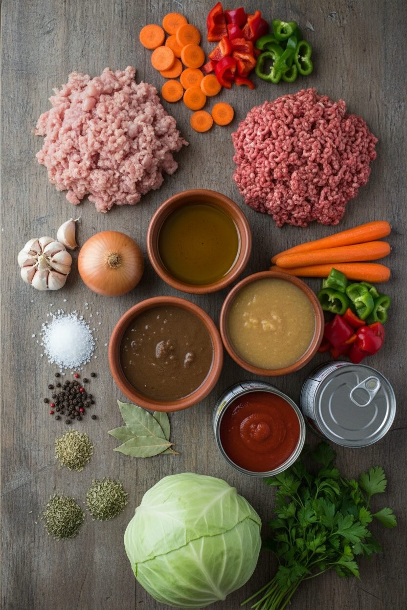 Savory Cabbage Roll Soup in a Pot