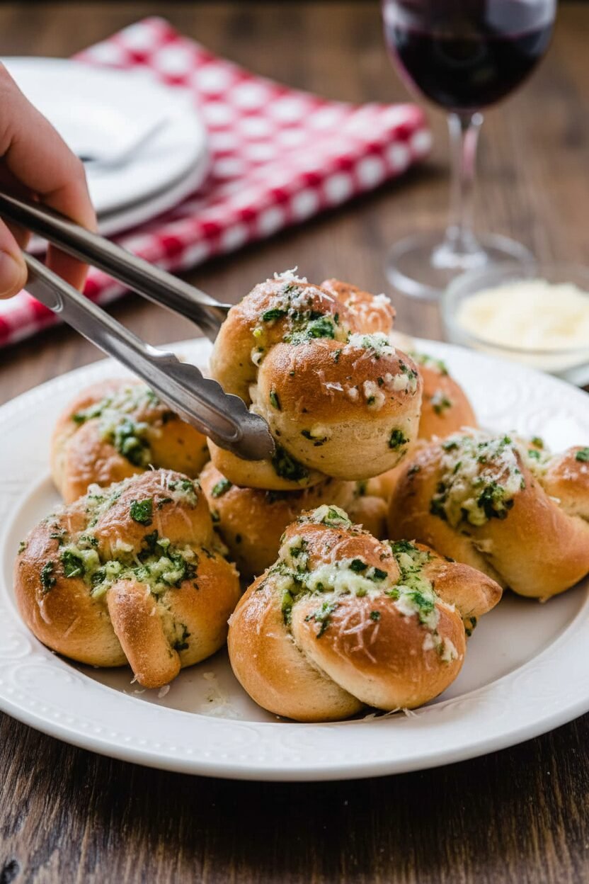 Savory Parmesan Garlic Knots