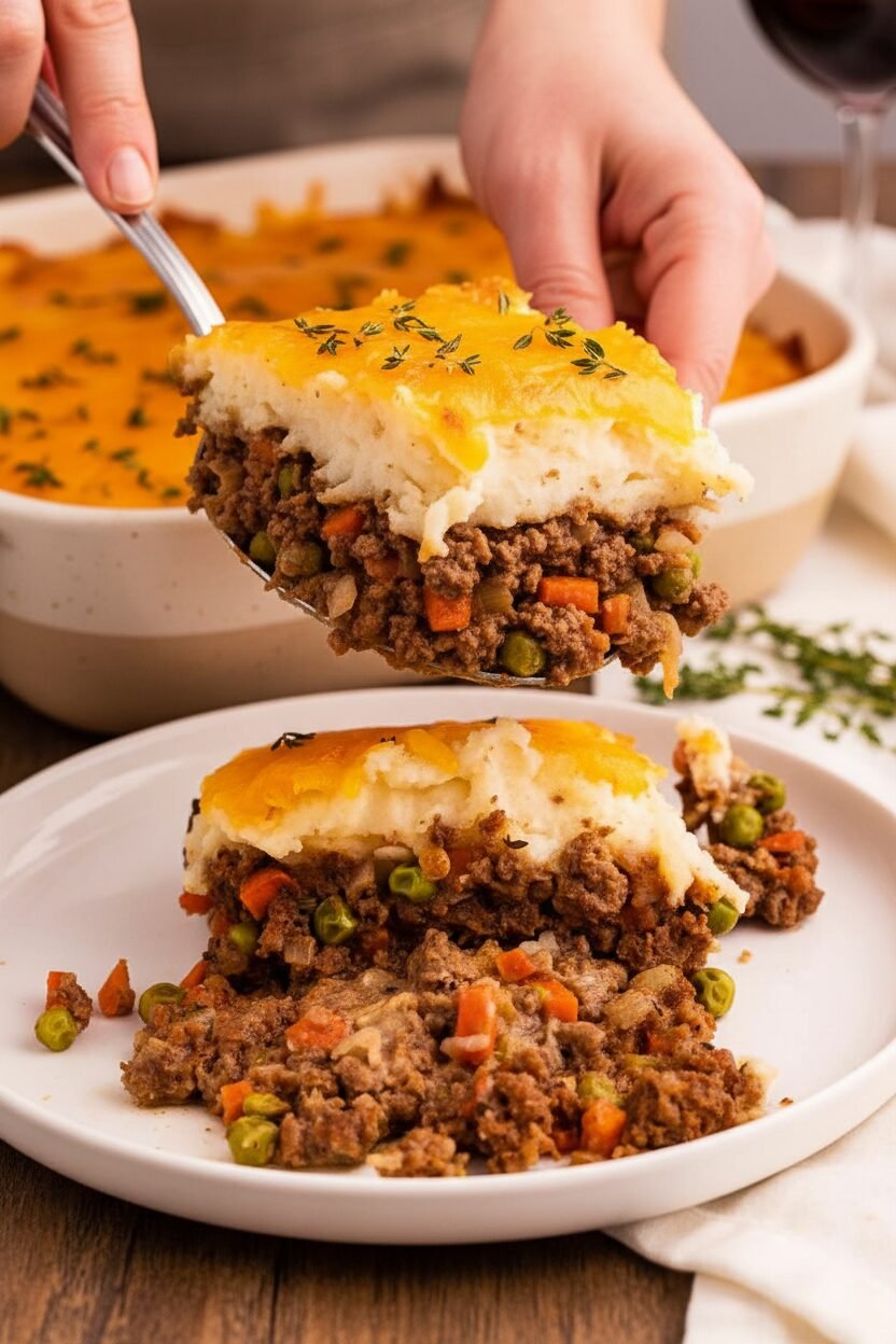Savory Shepherd's Pie with Mashed Potato Crust