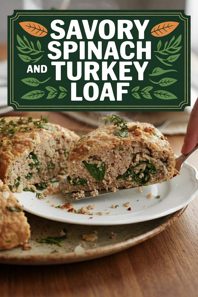 Savory Spinach and Turkey Loaf
